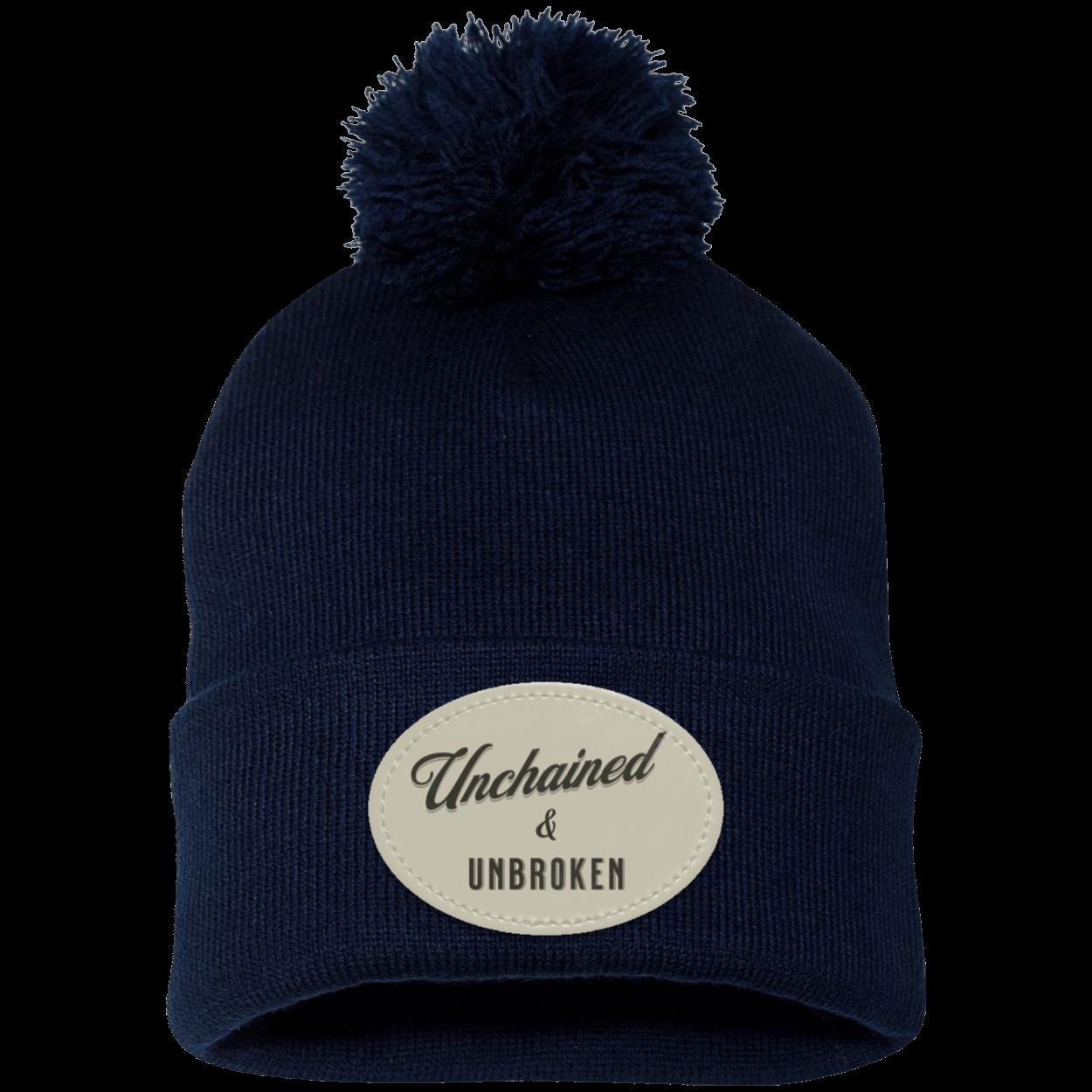 Recovery Pom Beanie | Inspiring Sobriety |  Unchained & Unbroken