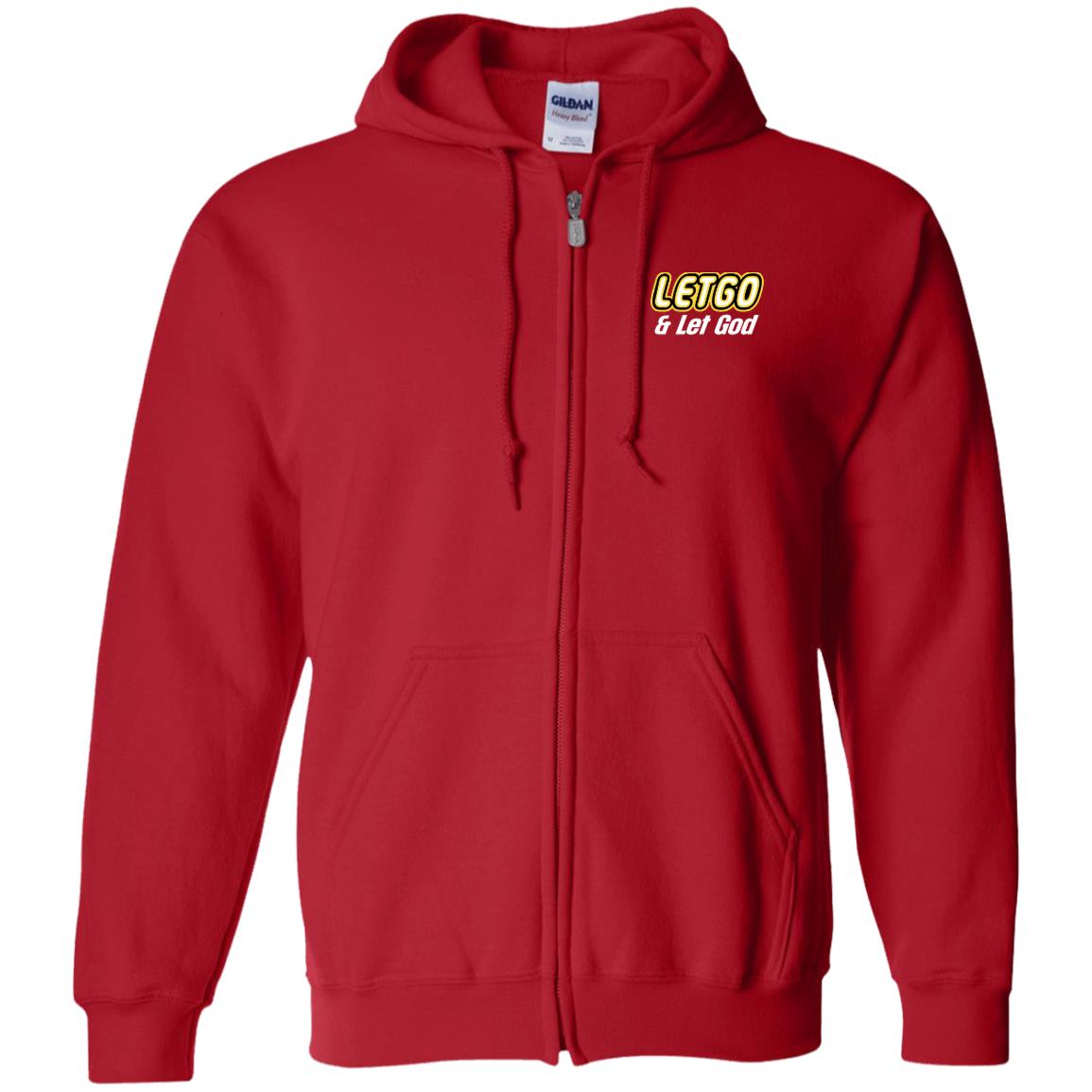 Recovery Zip Hoodie  | Inspiring Sobriety |   "Letgo" and Let God