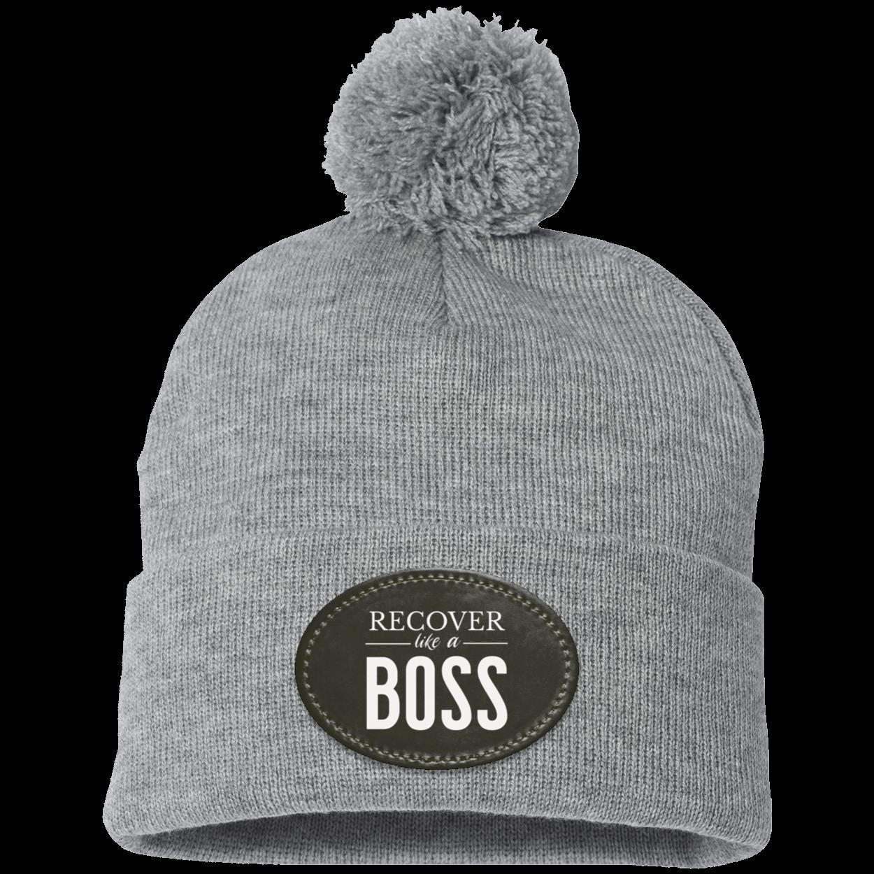 Recovery Pom Beanie | Inspiring Sobriety |  Recover Like a Boss