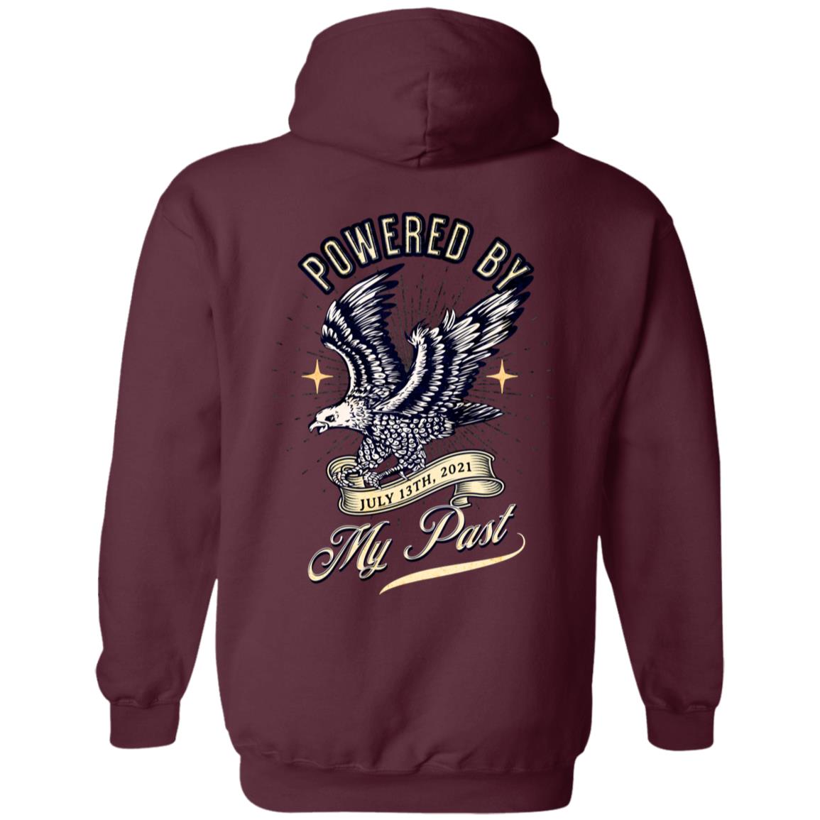 Custom Recovery Zip Hoodie | Inspiring Sobriety |  Powered By My Past