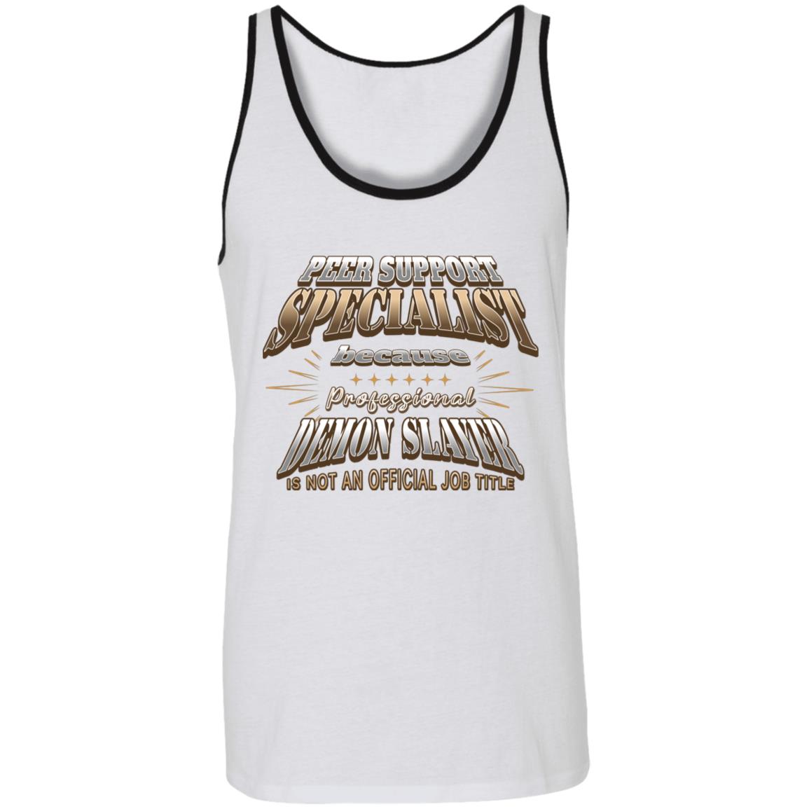 Recovery Unisex Tank | Inspiring Sobriety |   Peer Support Specialist (Demon Slayer)