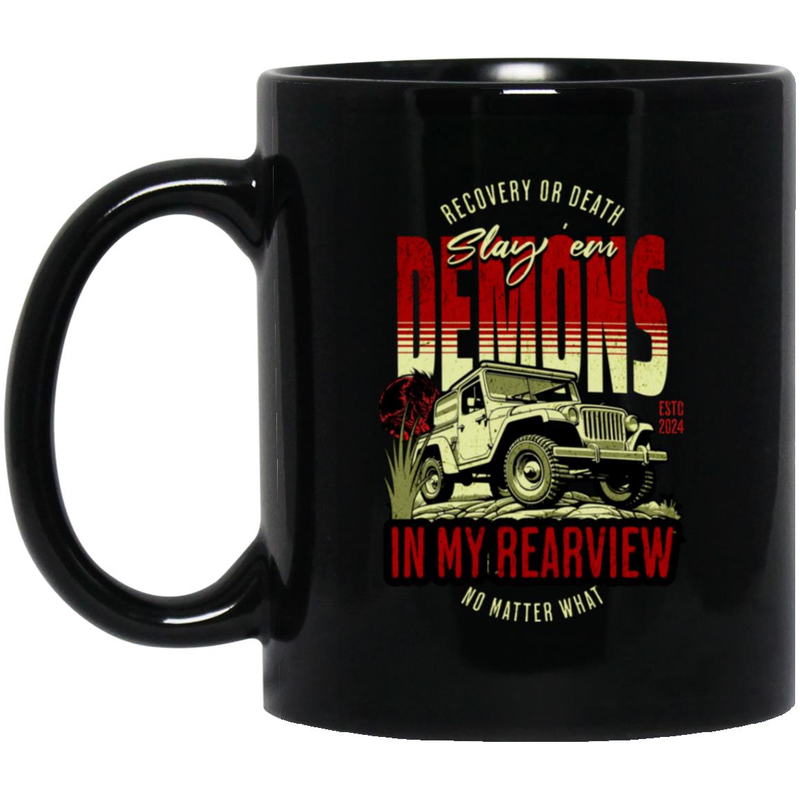 Custom Recovery Mug | Inspiring Sobriety |   Demons In My Rearview