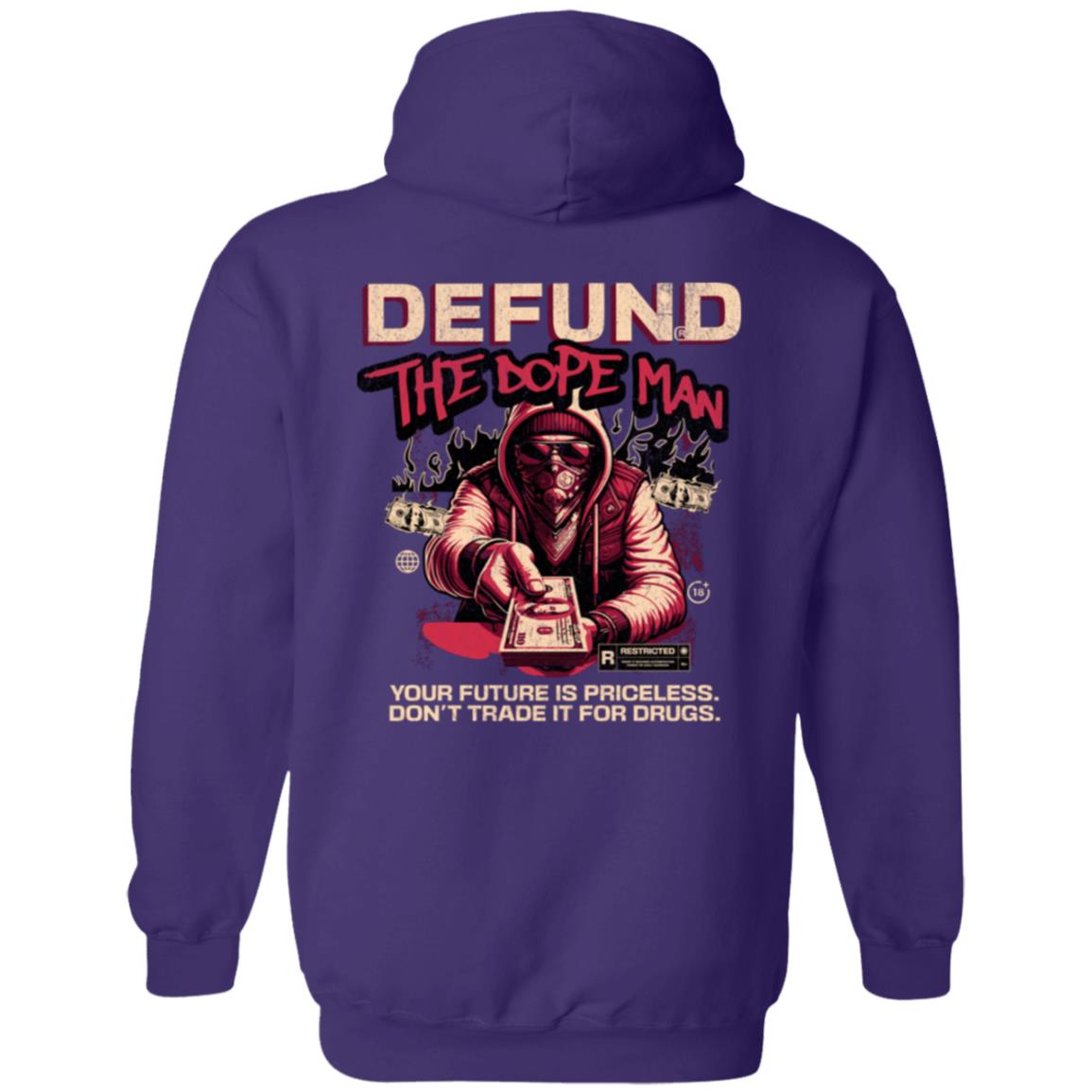 Recovery Zip Hoodie  | Inspiring Sobriety |  Defund The Dope Man