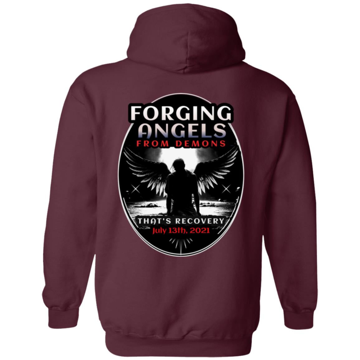 Custom Recovery Zip Hoodie | Inspiring Sobriety |  Forging Angels From Demons