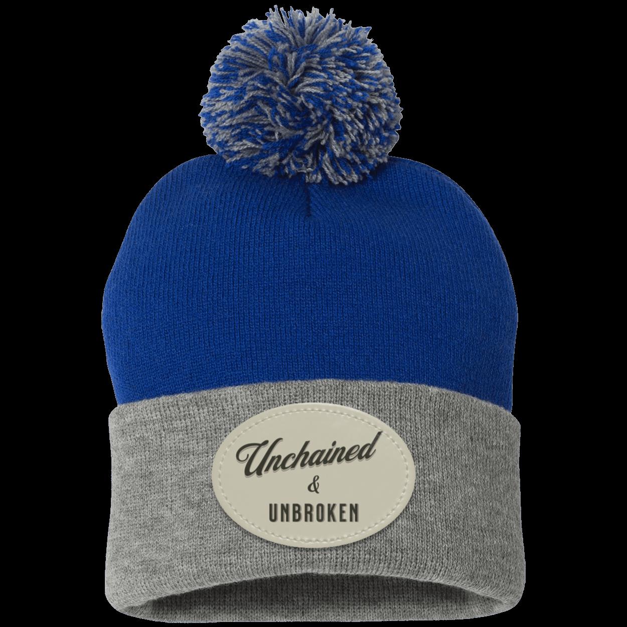 Recovery Pom Beanie | Inspiring Sobriety |  Unchained & Unbroken