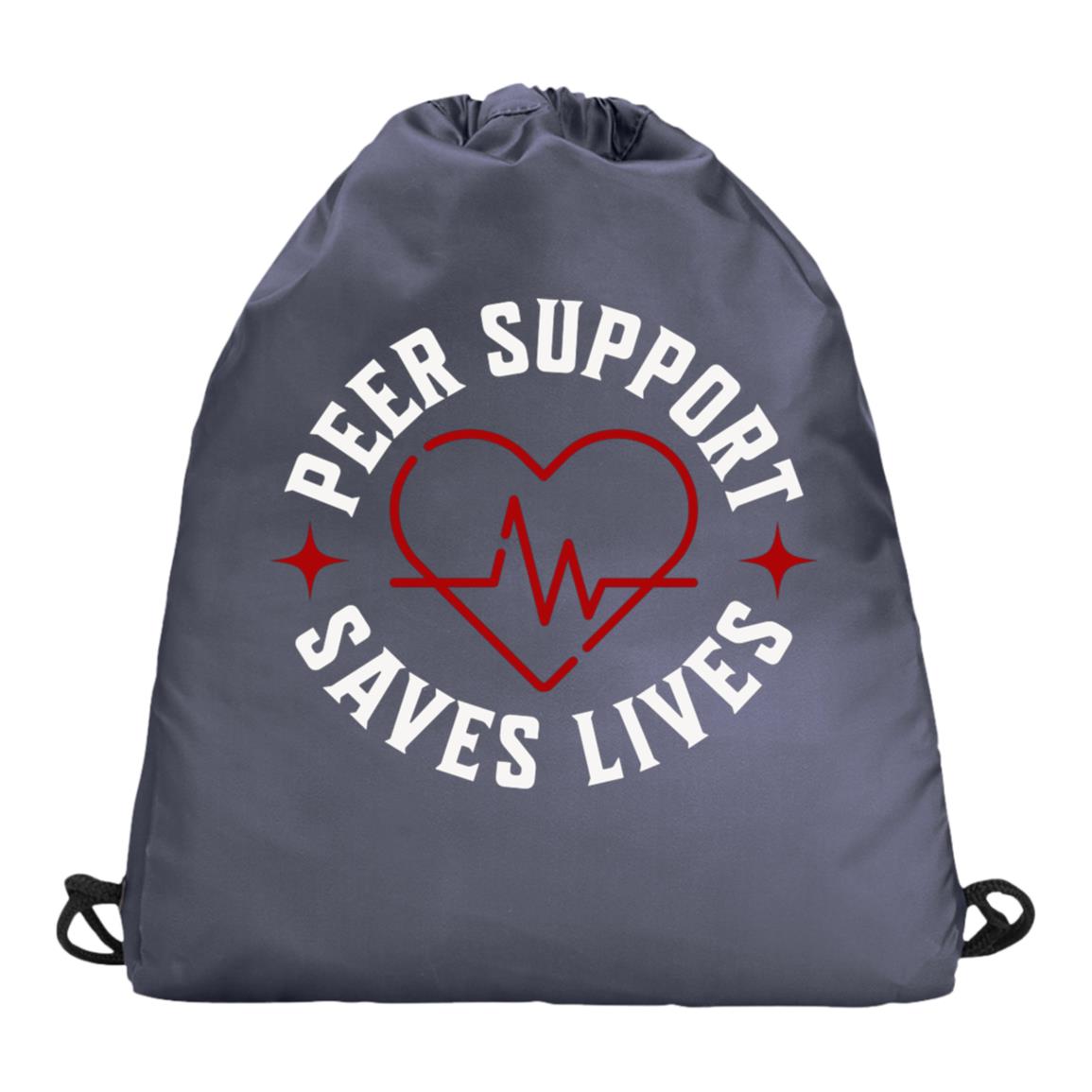 Recovery Champion Cinch Pack | Inspiring Sobriety | Peer Support Saves Lives