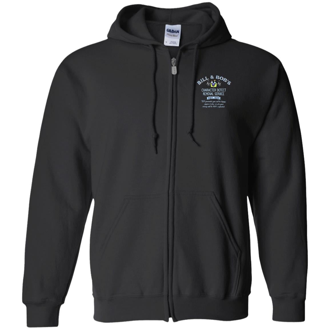 Recovery Zip Hoodie  | Inspiring Sobriety | Bill & Bob's Character Defect Removal Service