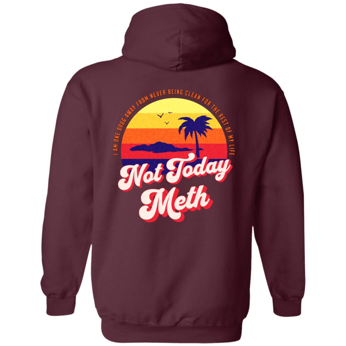 Recovery Zip Hoodie  | Inspiring Sobriety | Not Today Meth