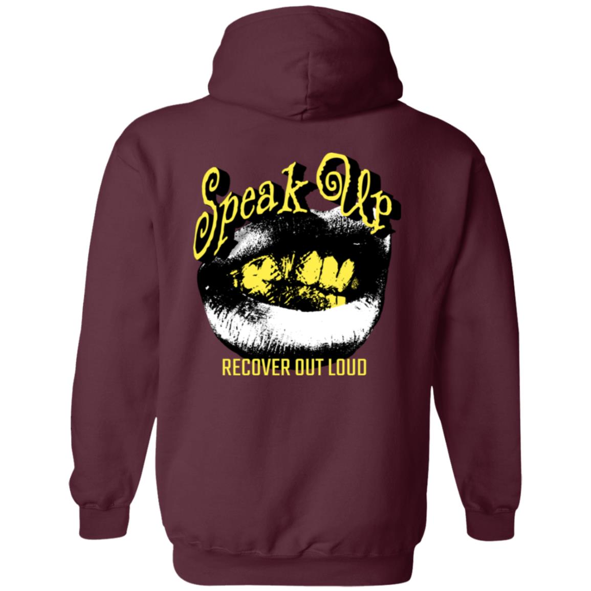 Recovery Zip Hoodie  | Inspiring Sobriety |   Speak Up, Recover Out Loud