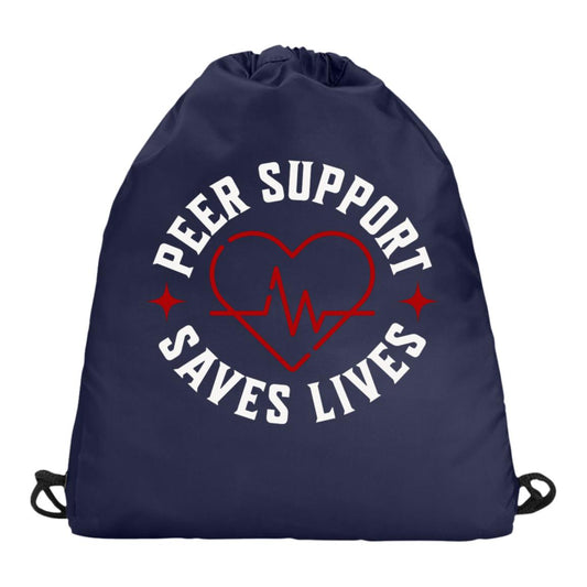 Recovery Champion Cinch Pack | Inspiring Sobriety | Peer Support Saves Lives