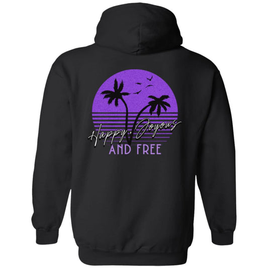 Recovery Zip Hoodie  | Inspiring Sobriety |  Happy, Joyous & Free Sunset