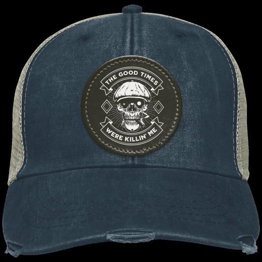 Recovery Distressed Hat | Inspiring Sobriety | The Good Times Were Killin' Me