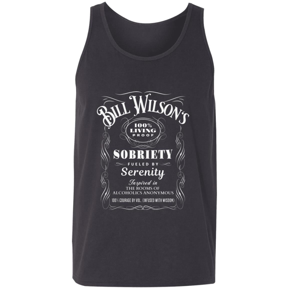 Recovery Unisex Tank | Inspiring Sobriety |  Bill Wilson's 100% Living Proof Sobriety