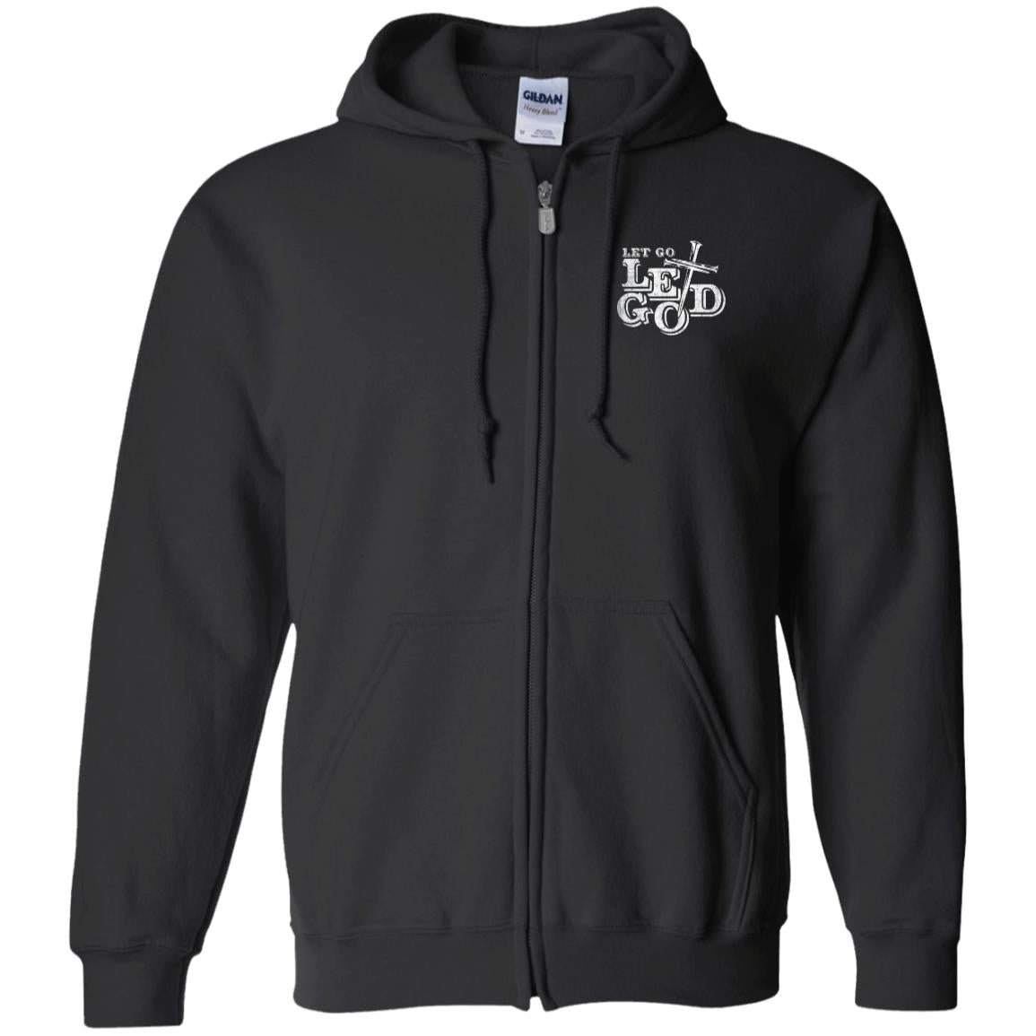 Christian Zip Hoodie  | Inspiring Sobriety |  Let Go Let God