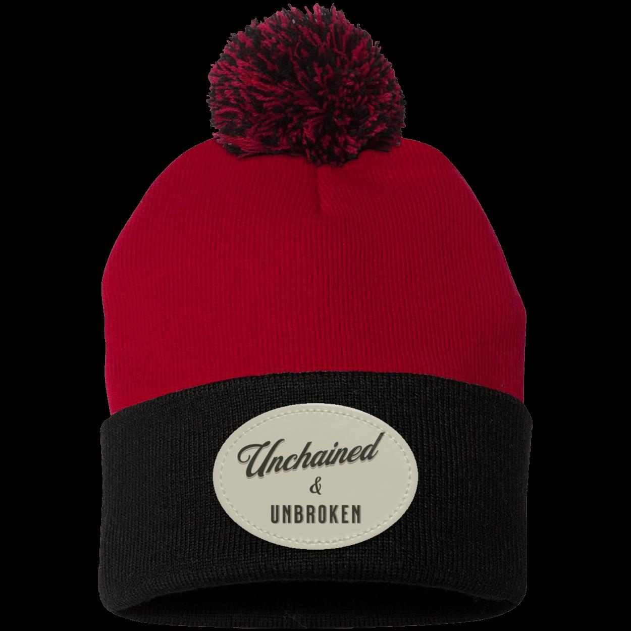 Recovery Pom Beanie | Inspiring Sobriety |  Unchained & Unbroken