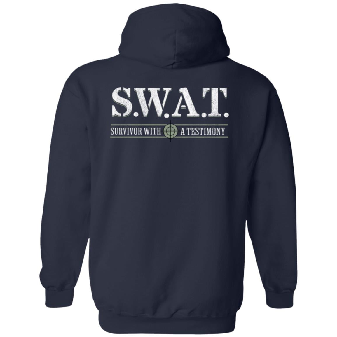 Recovery Zip Hoodie  | Inspiring Sobriety |  S.W.A.T. - Survivor With a Testimony