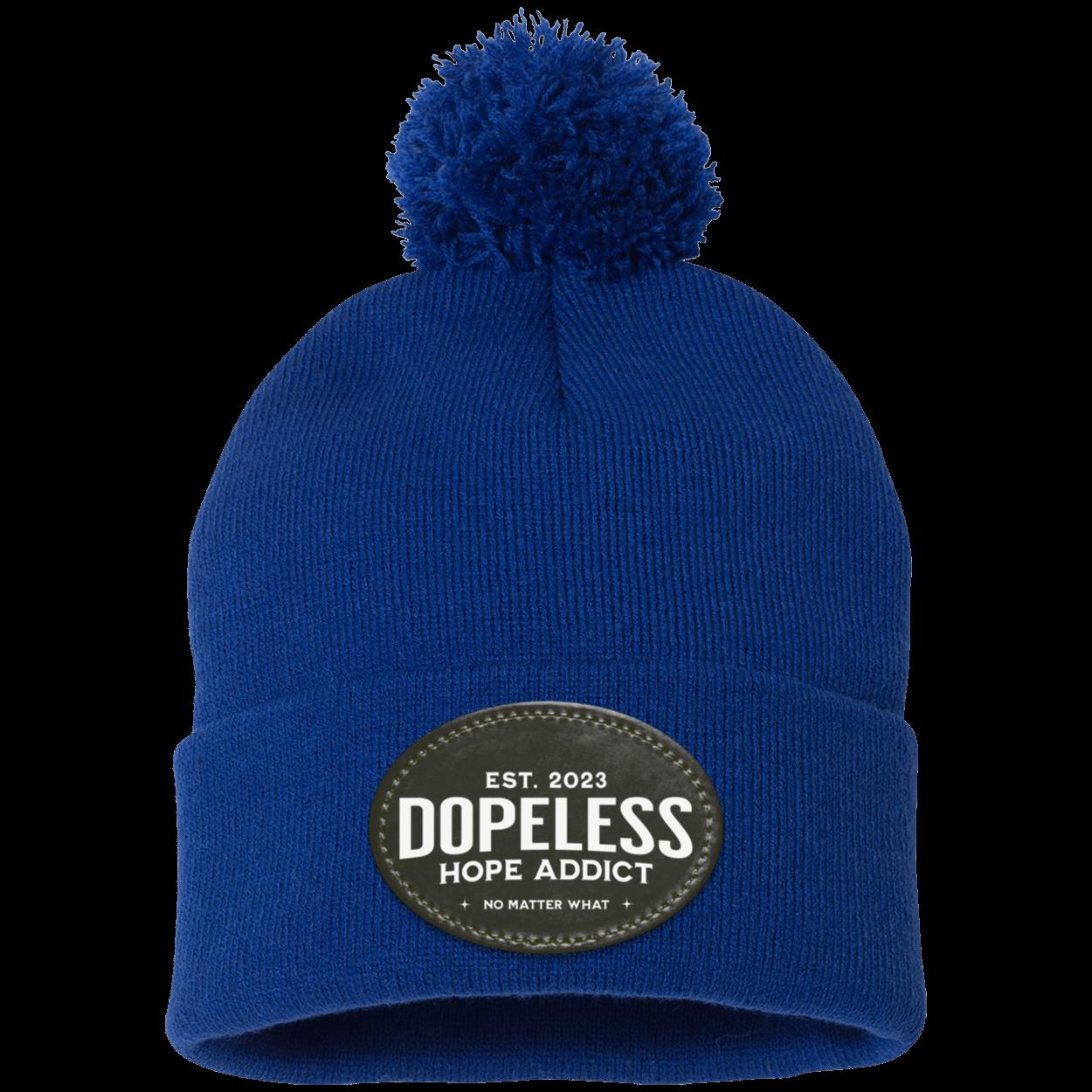 Custom Recovery Pom Beanie | Inspiring Sobriety |  Dopeless Hope Addict