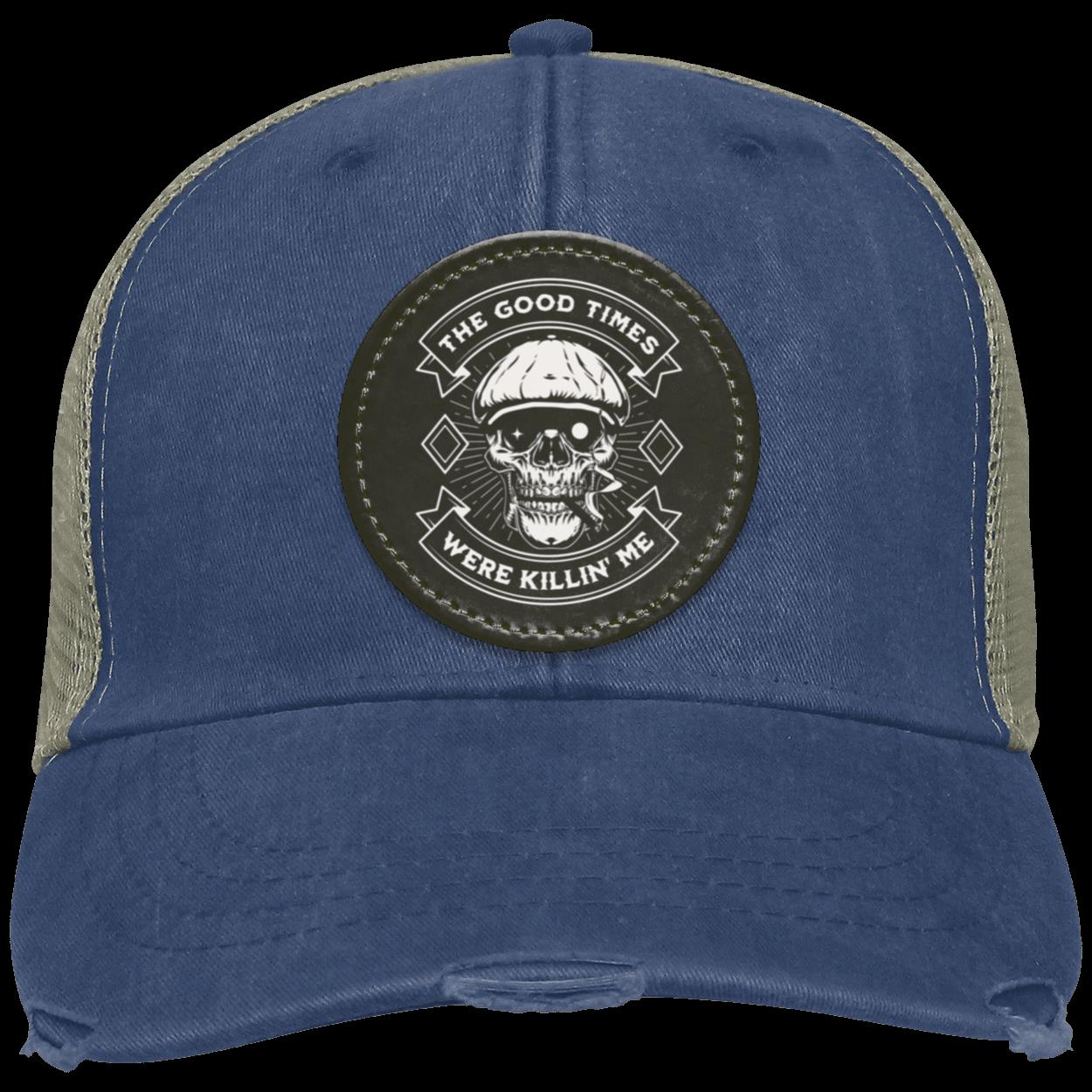 Recovery Distressed Hat | Inspiring Sobriety | The Good Times Were Killin' Me