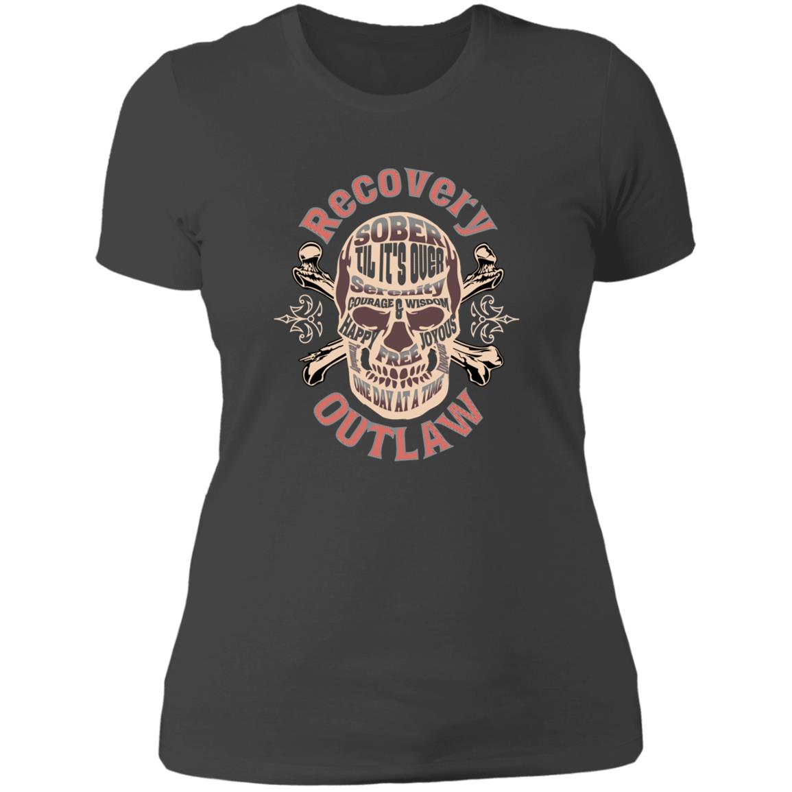 Womens Recovery T-Shirt | Inspiring Sobriety | Recovery Outlaw