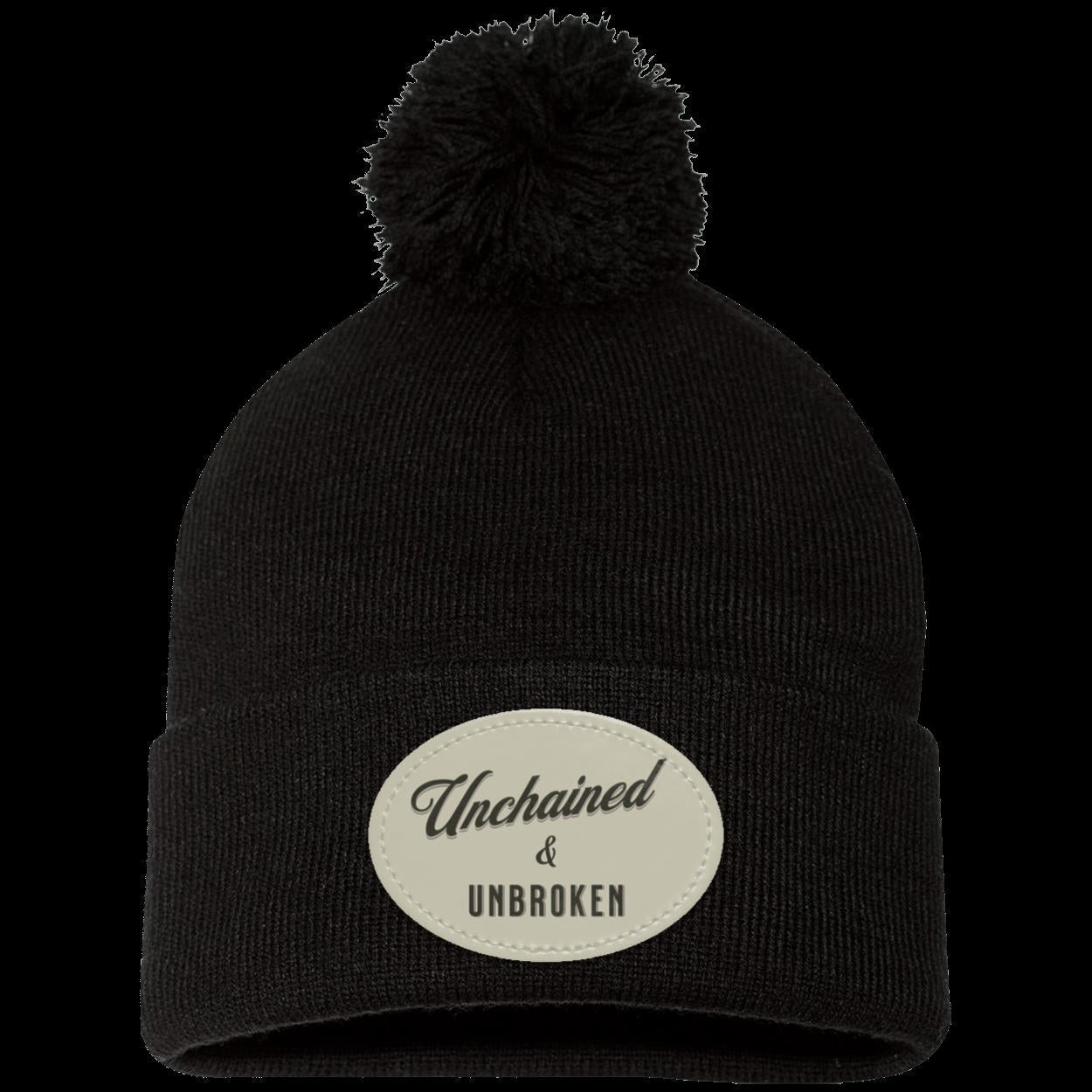 Recovery Pom Beanie | Inspiring Sobriety |  Unchained & Unbroken