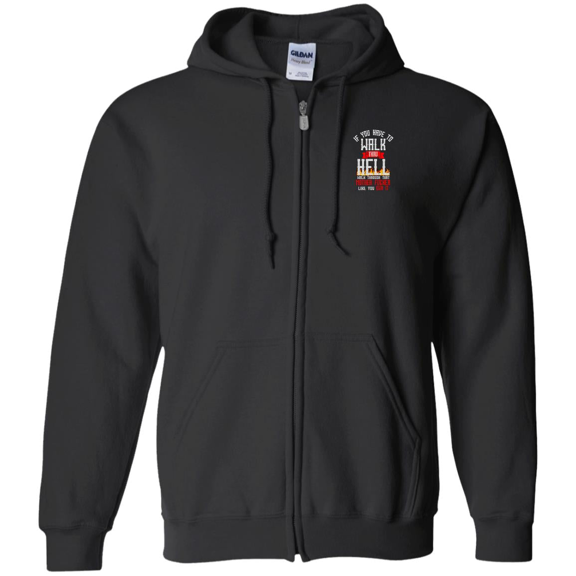 Recovery Zip Hoodie  | Inspiring Sobriety | Walk Thru Hell