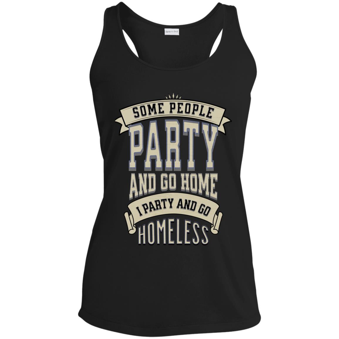 Womens Recovery Tank | Inspiring Sobriety |  I Party & Go Homeless