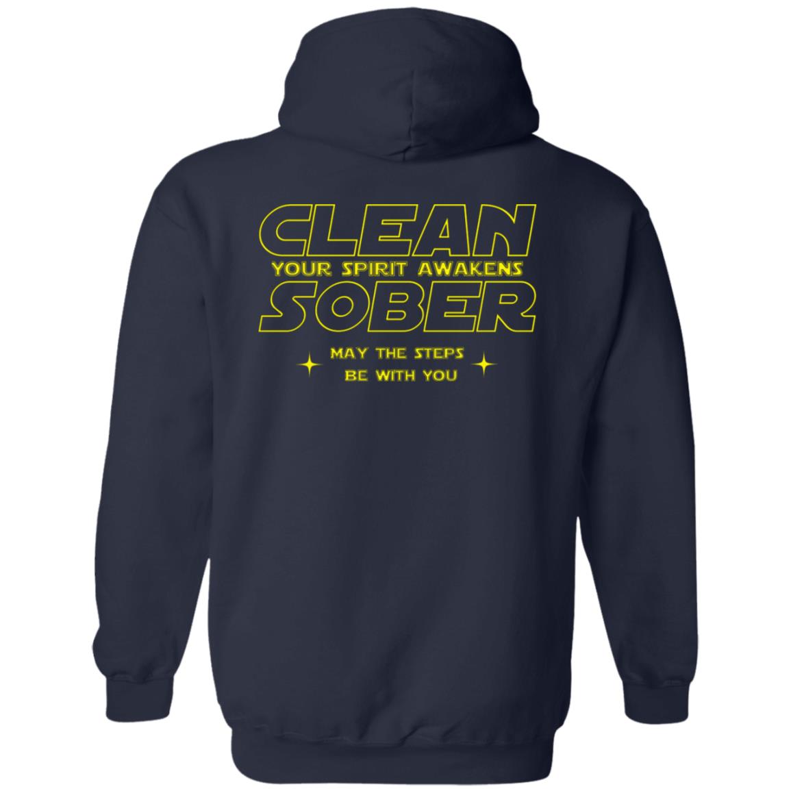 Recovery Unisex Zip Hoodie  | Inspiring Sobriety |  Clean Sober Your Spirit Awakens