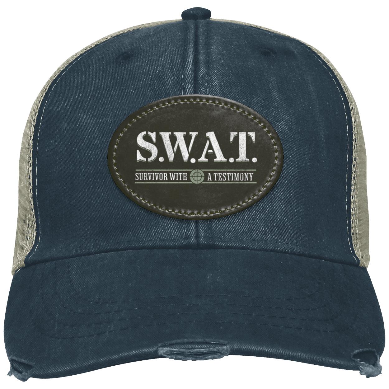 Recovery Distressed Ollie Cap | Inspiring Sobriety | S.W.A.T.