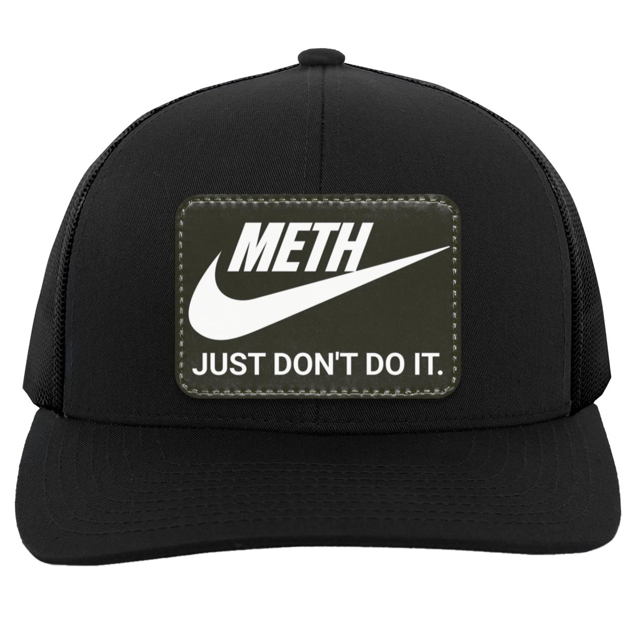 Recovery Trucker Snapback Hat | Inspiring Sobriety |  Meth Just Don't Do It