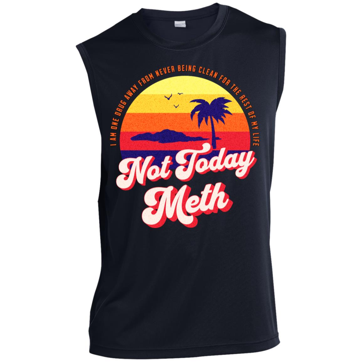 Mens Recovery Tank | Inspiring Sobriety | Not Today Meth