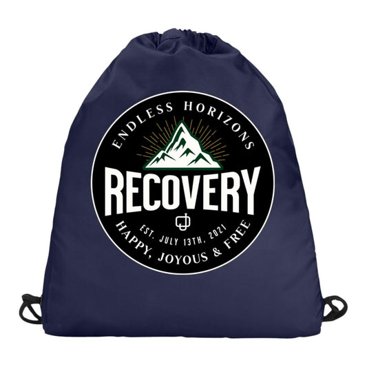 Custom Recovery Champion Cinch Pack | Inspiring Sobriety |  Recovery - Endless Horizons