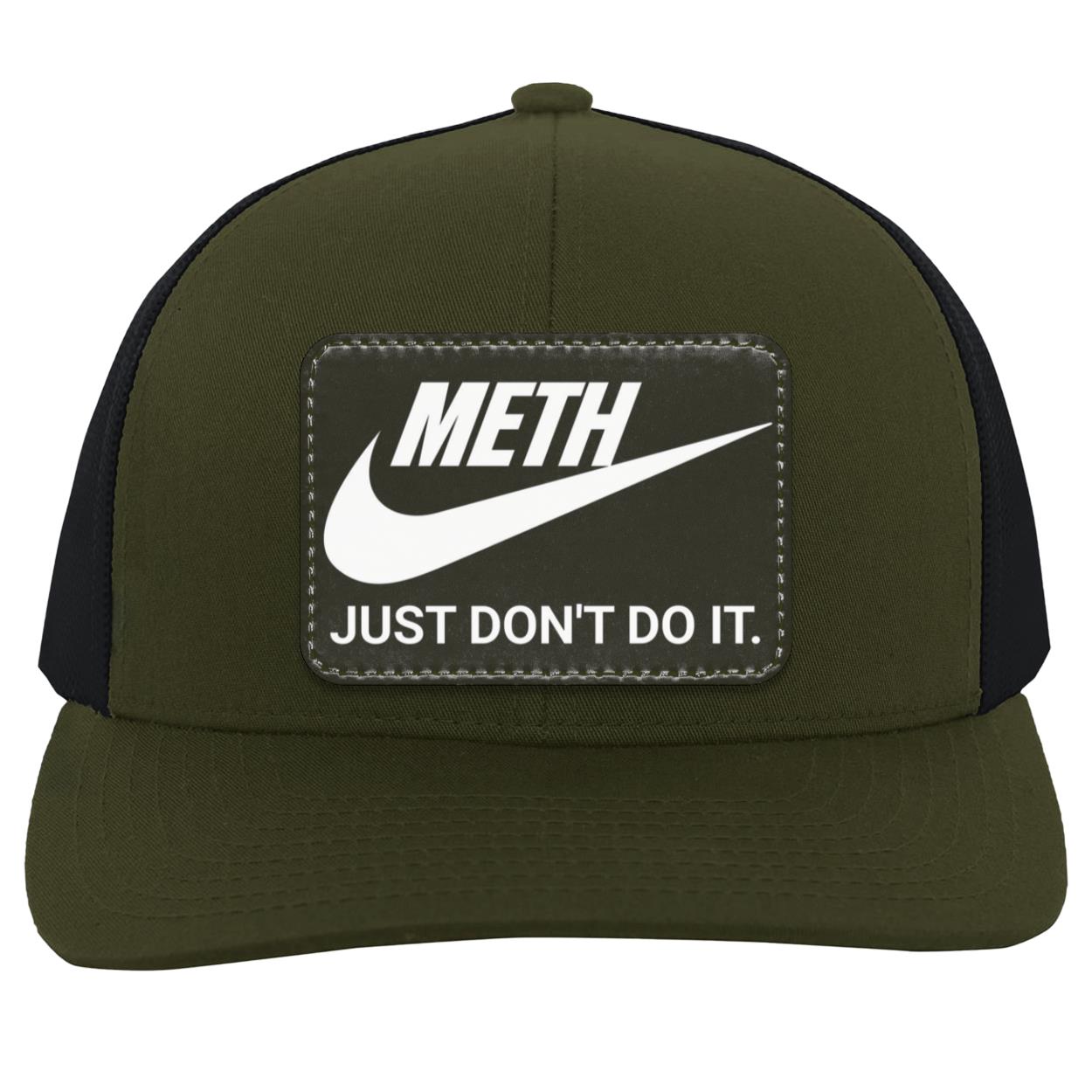 Recovery Trucker Snapback Hat | Inspiring Sobriety |  Meth Just Don't Do It