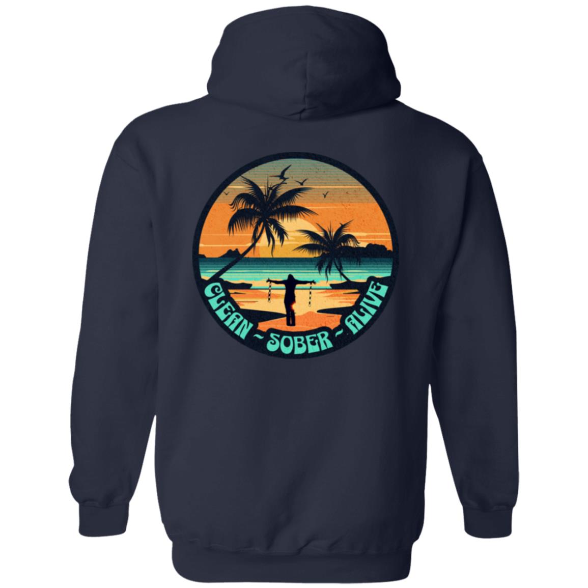 Recovery Zip Hoodie | Inspiring Sobriety |  Clean, Sober & Alive