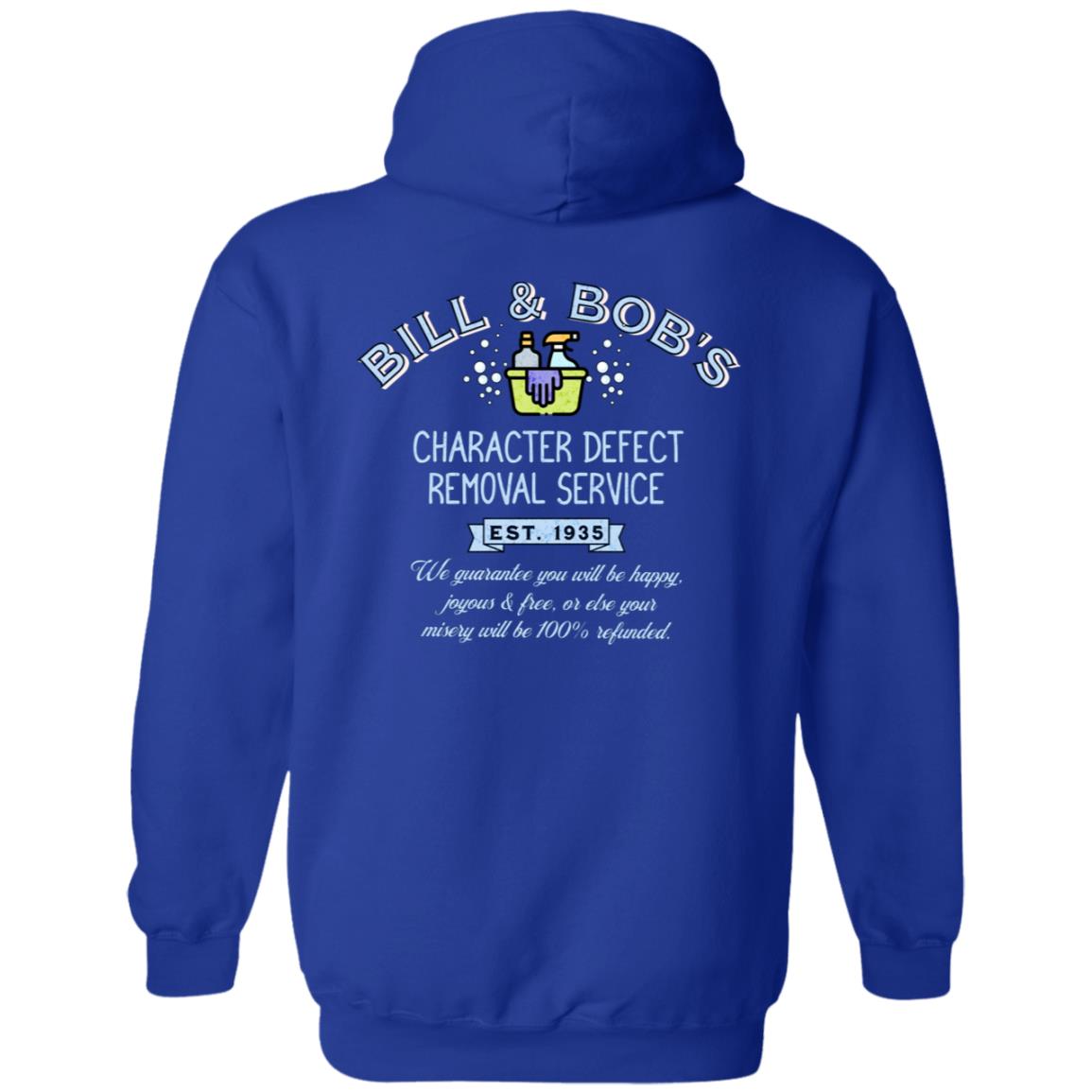 Recovery Zip Hoodie  | Inspiring Sobriety | Bill & Bob's Character Defect Removal Service