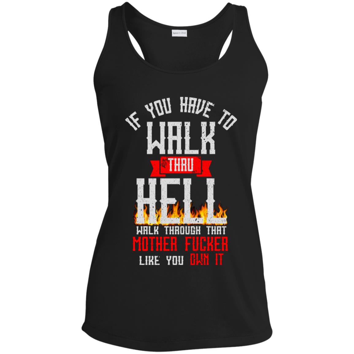 Womens Recovery Tank | Inspiring Sobriety |  Walk Thru Hell