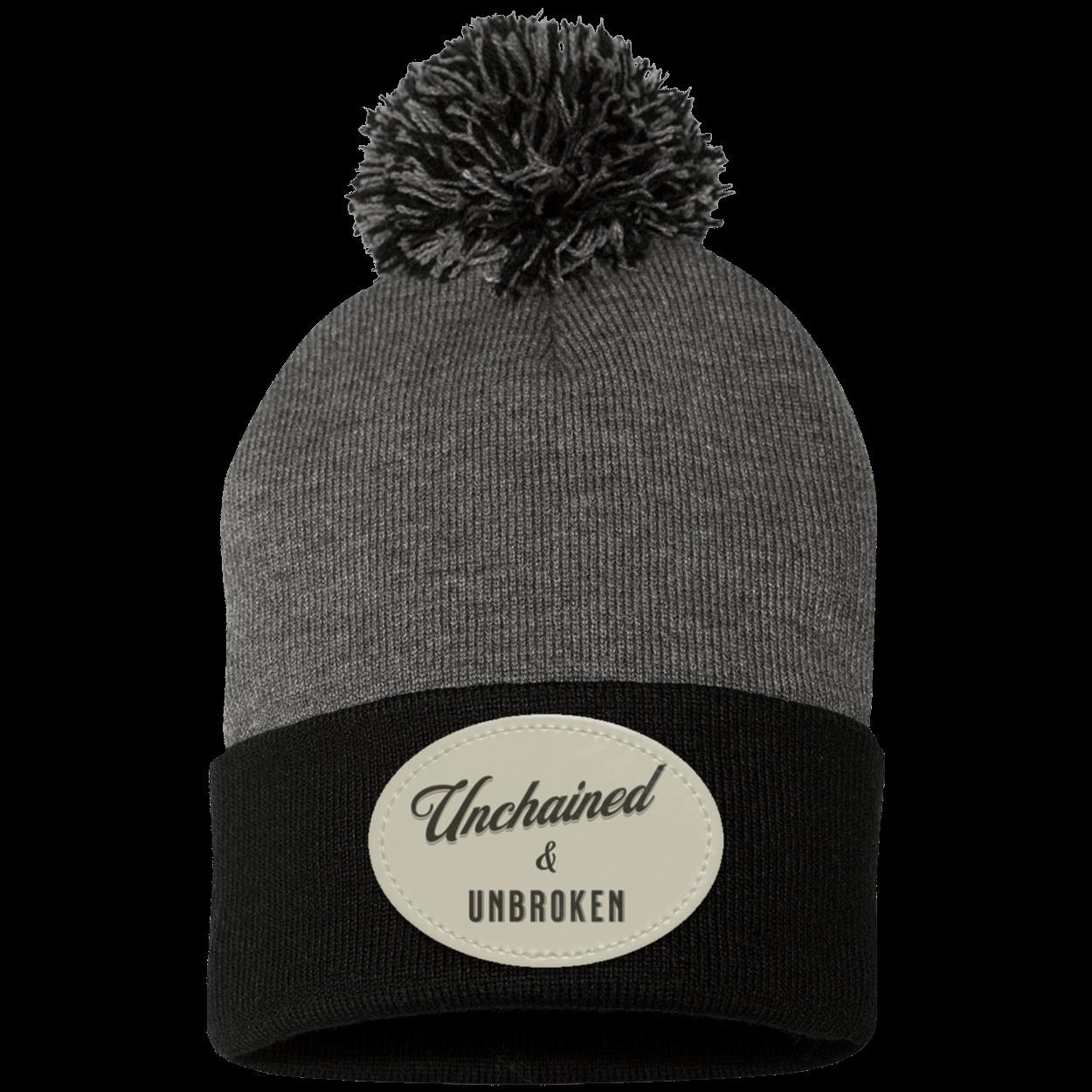 Recovery Pom Beanie | Inspiring Sobriety |  Unchained & Unbroken