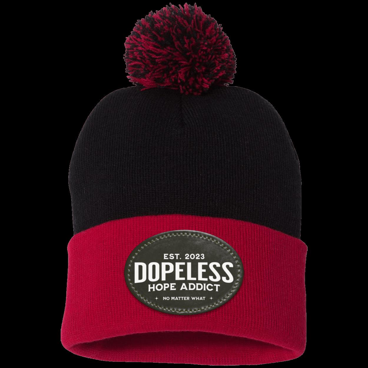 Custom Recovery Pom Beanie | Inspiring Sobriety |  Dopeless Hope Addict