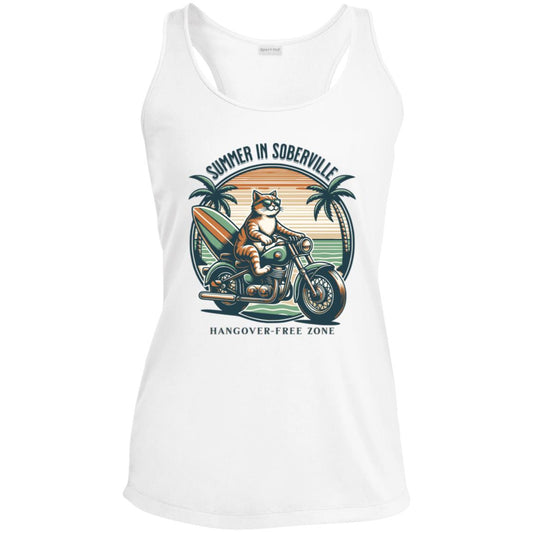 Womens Recovery Tank | Inspiring Sobriety | Summer in Soberville