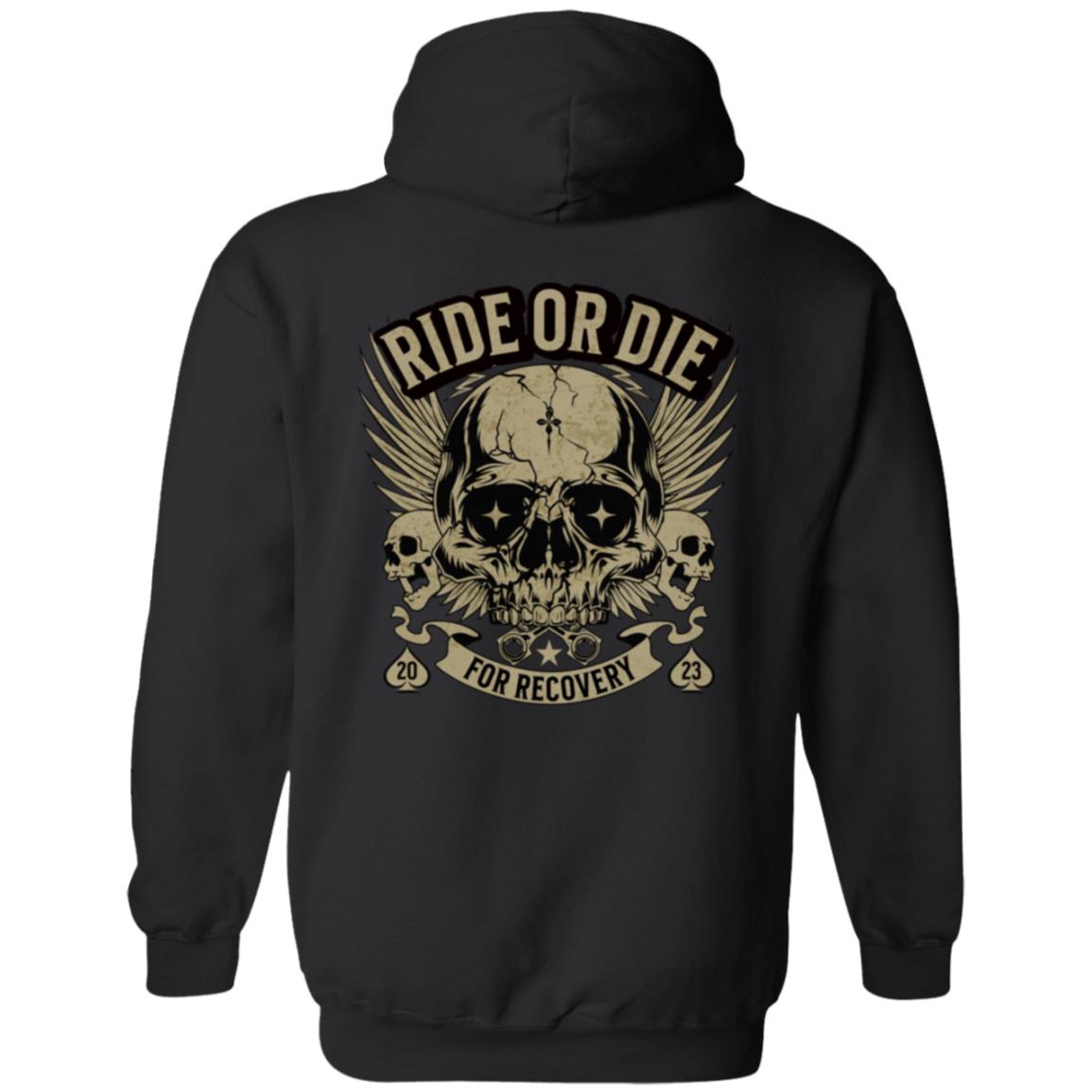 Custom Recovery Zip Hoodie  | Inspiring Sobriety | Ride or Die For Recovery