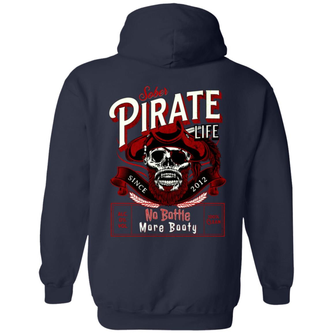 Recovery Zip Hoodie  | Inspiring Sobriety |  Sober Pirate Life