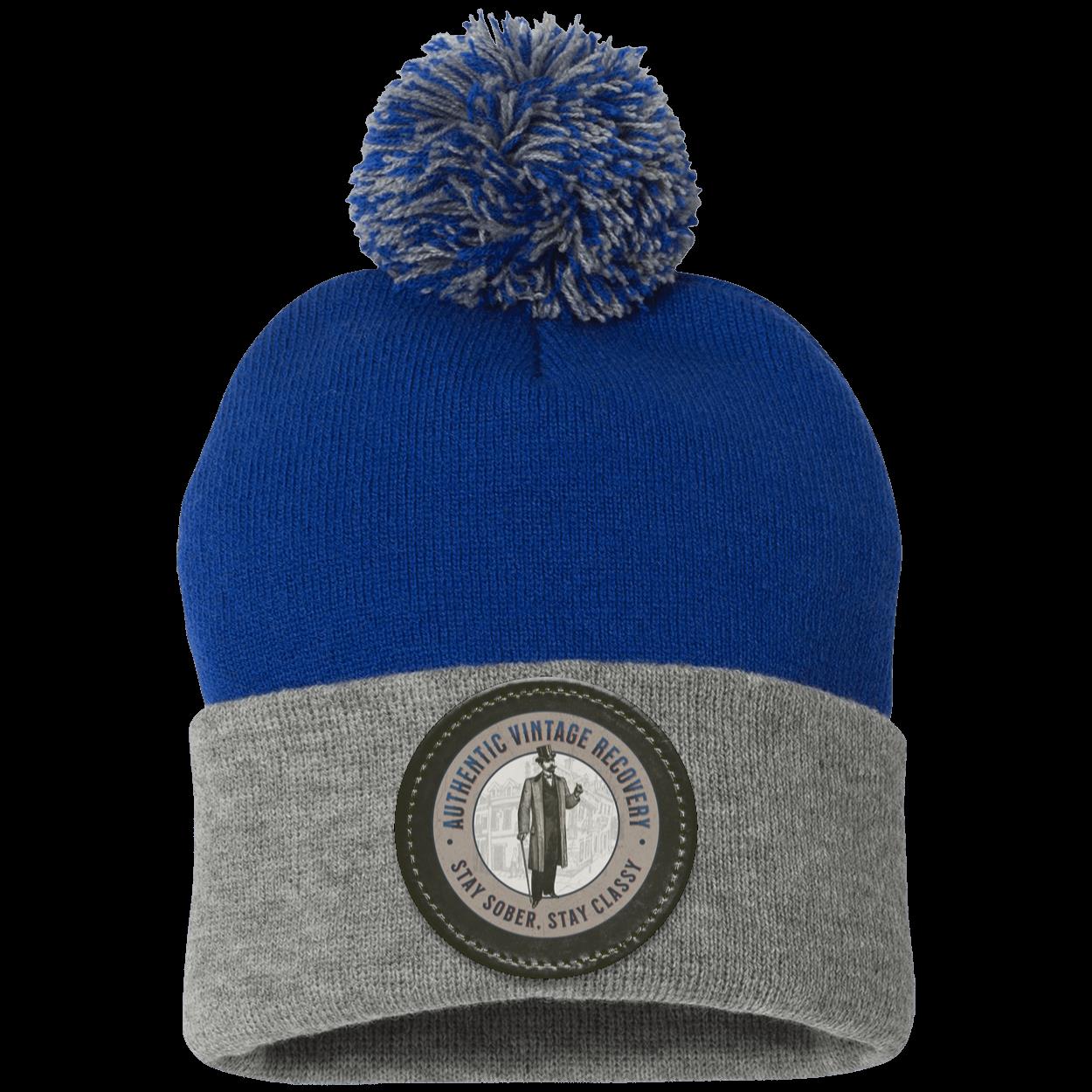 Recovery Pom Beanie | Inspiring Sobriety |  Stay Sober, Stay Classy