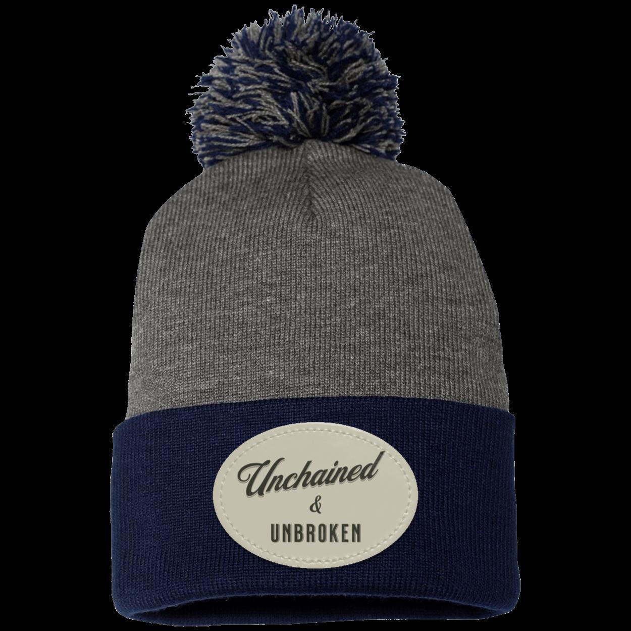 Recovery Pom Beanie | Inspiring Sobriety |  Unchained & Unbroken