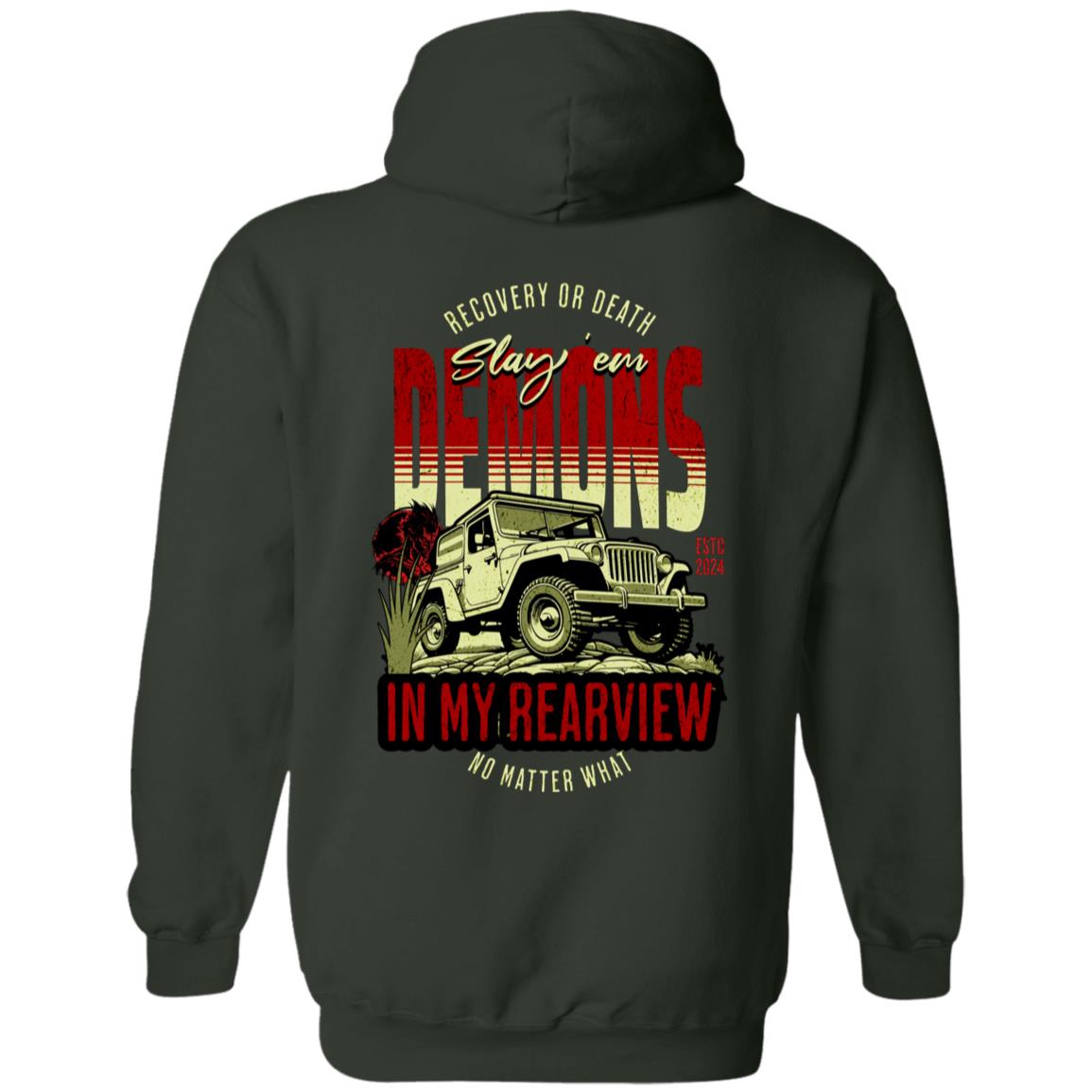 Custom Recovery Zip Hoodie | Inspiring Sobriety | Demons In My Rearview