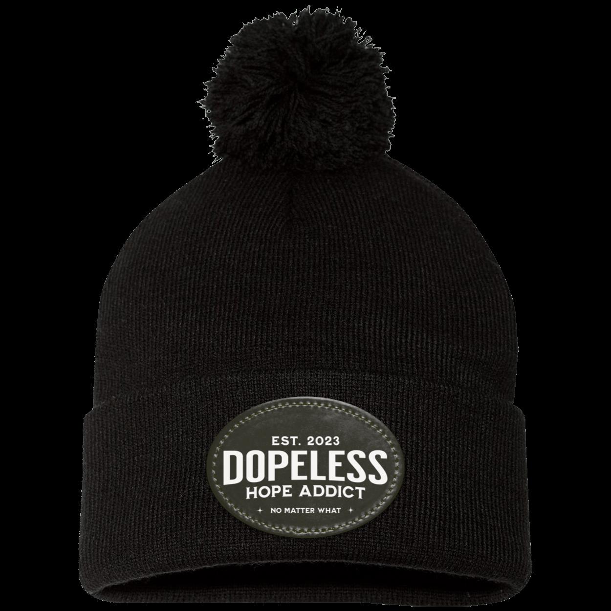 Custom Recovery Pom Beanie | Inspiring Sobriety |  Dopeless Hope Addict