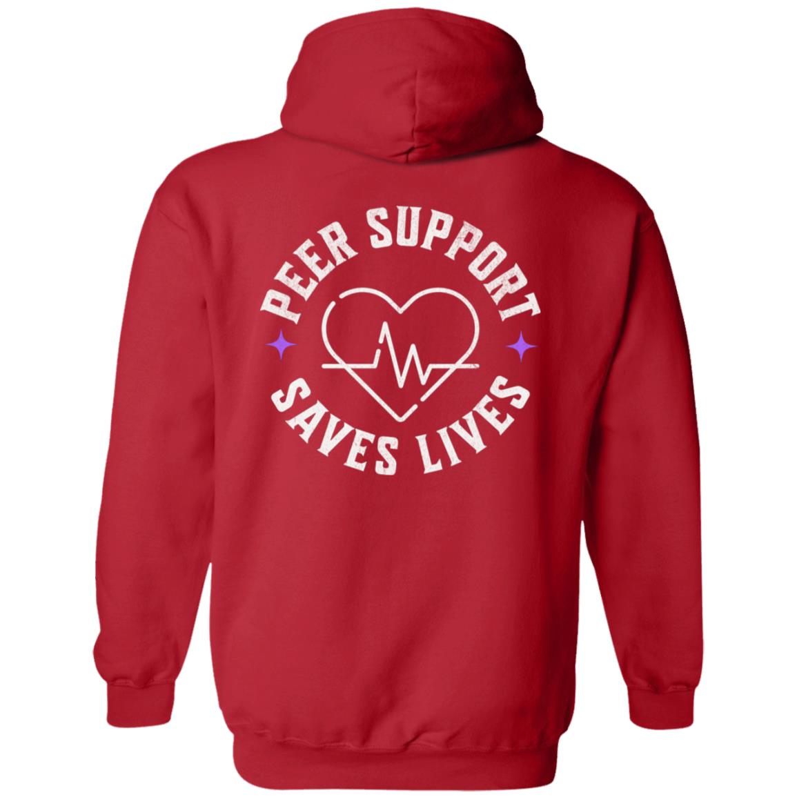 Recovery Zip Hoodie  | Inspiring Sobriety | Peer Support Saves Lives