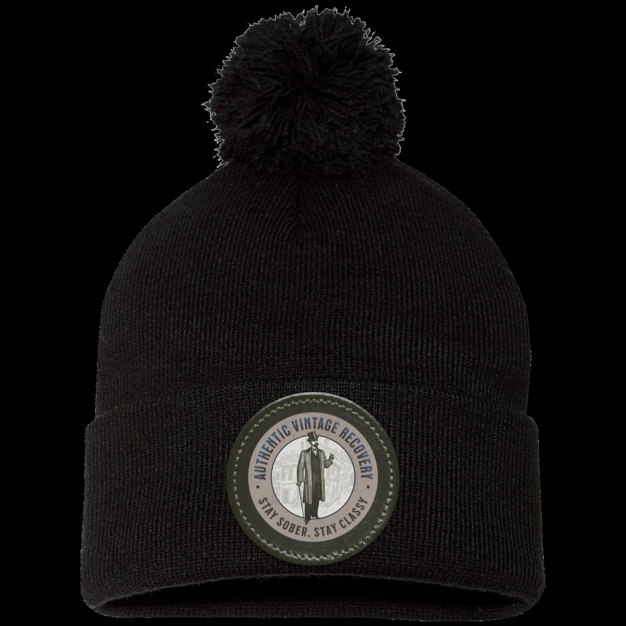 Recovery Pom Beanie | Inspiring Sobriety |  Stay Sober, Stay Classy