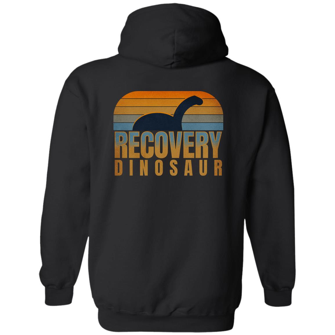 Recovery Zip Hoodie  | Inspiring Sobriety | Recovery Dinosaur