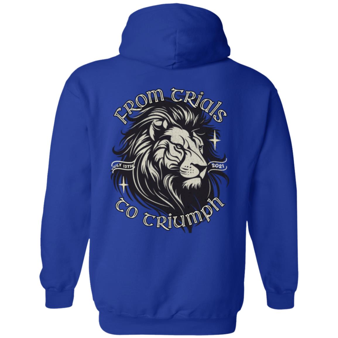 Custom Recovery Zip Hoodie | Inspiring Sobriety |  From Trials To Triumph