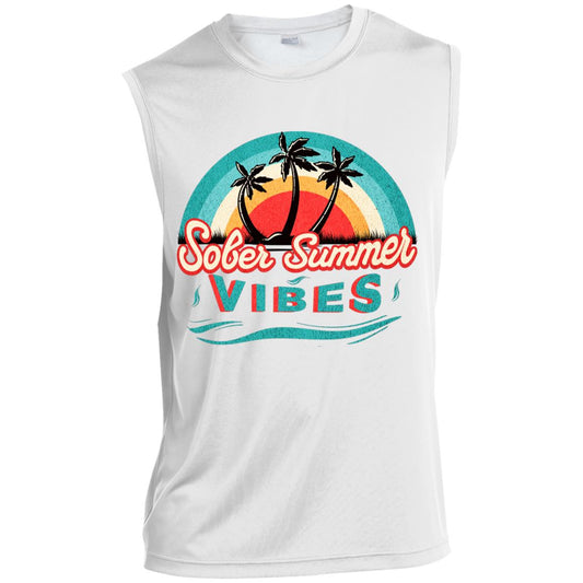 Mens Recovery Tank | Inspiring Sobriety |  Sober Summer Vibes