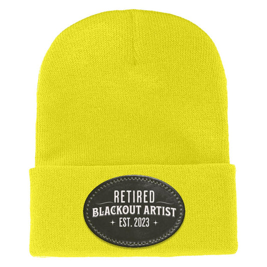 Custom Recovery Knit Beanie | Inspiring Sobriety |  Retired Blackout Artist